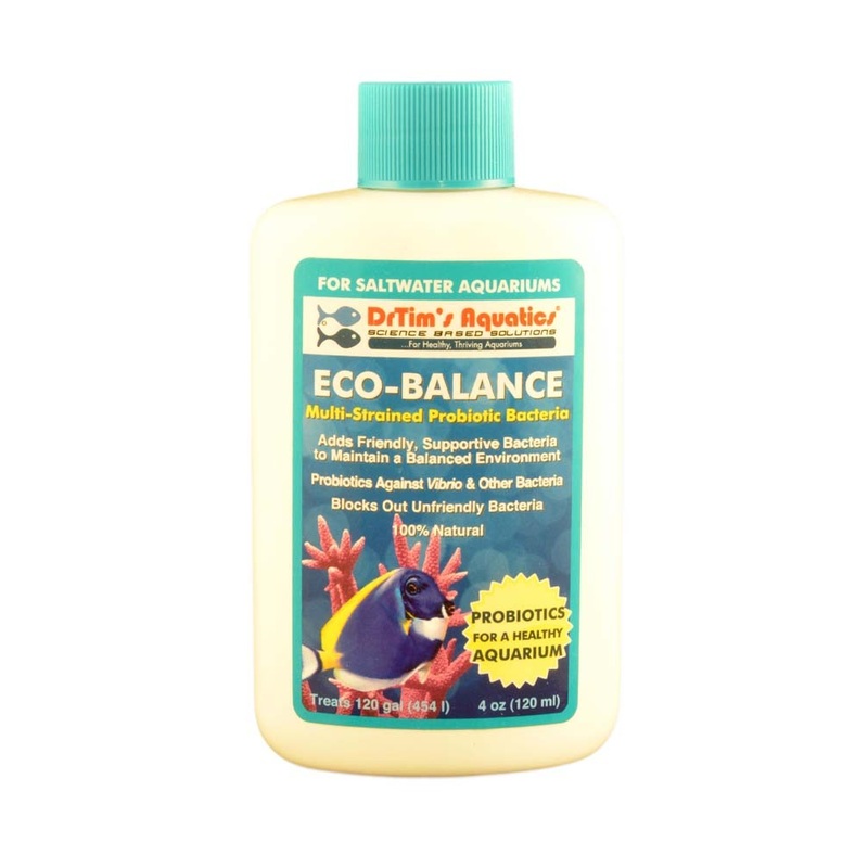 DrTims Aquatics Eco-Balance Probiotic Bacteria for Saltwater 4oz