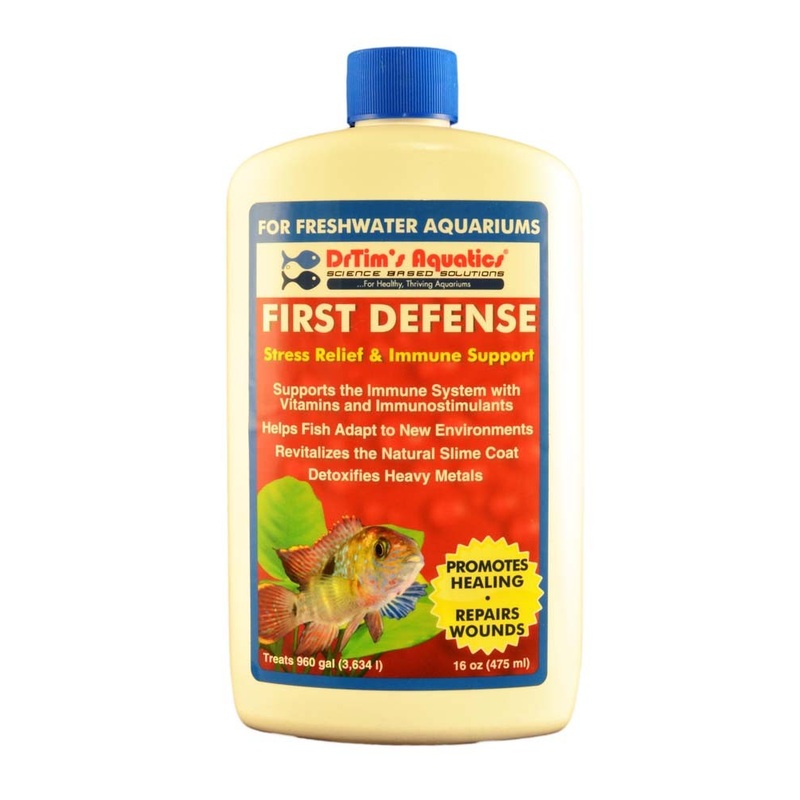 DrTims Aquatics First Defense Stress Relief for Freshwater 16oz