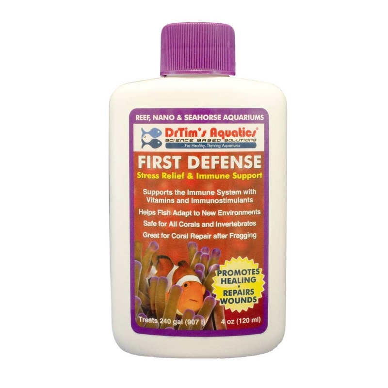 DrTims Aquatics First Defense Stress Relief for Reef 4oz