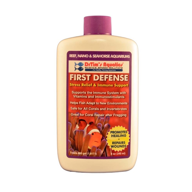 DrTims Aquatics First Defense Stress Relief for Reef 8oz
