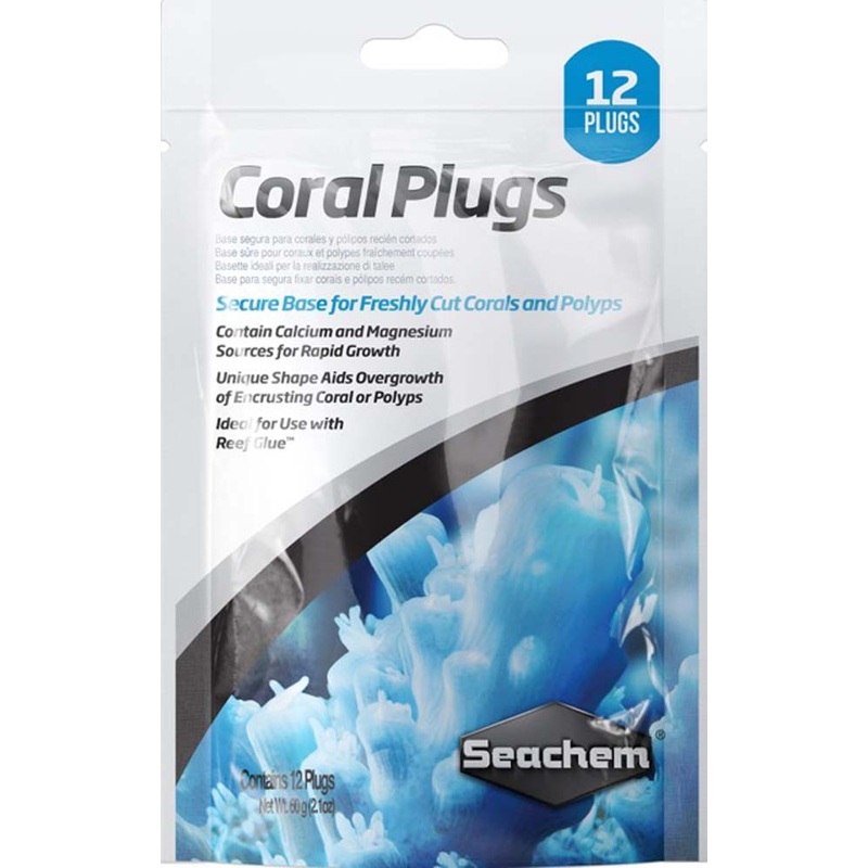 Seachem Coral Plugs 12ct