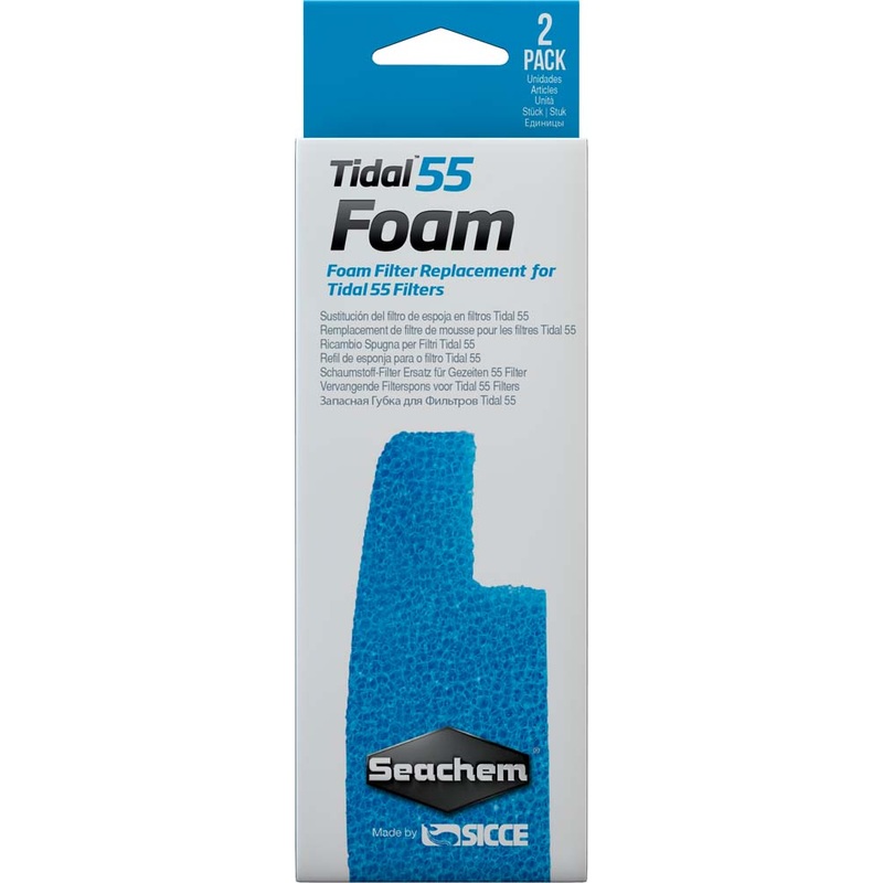 Seachem Tidal 55 Foam - 2 pack
