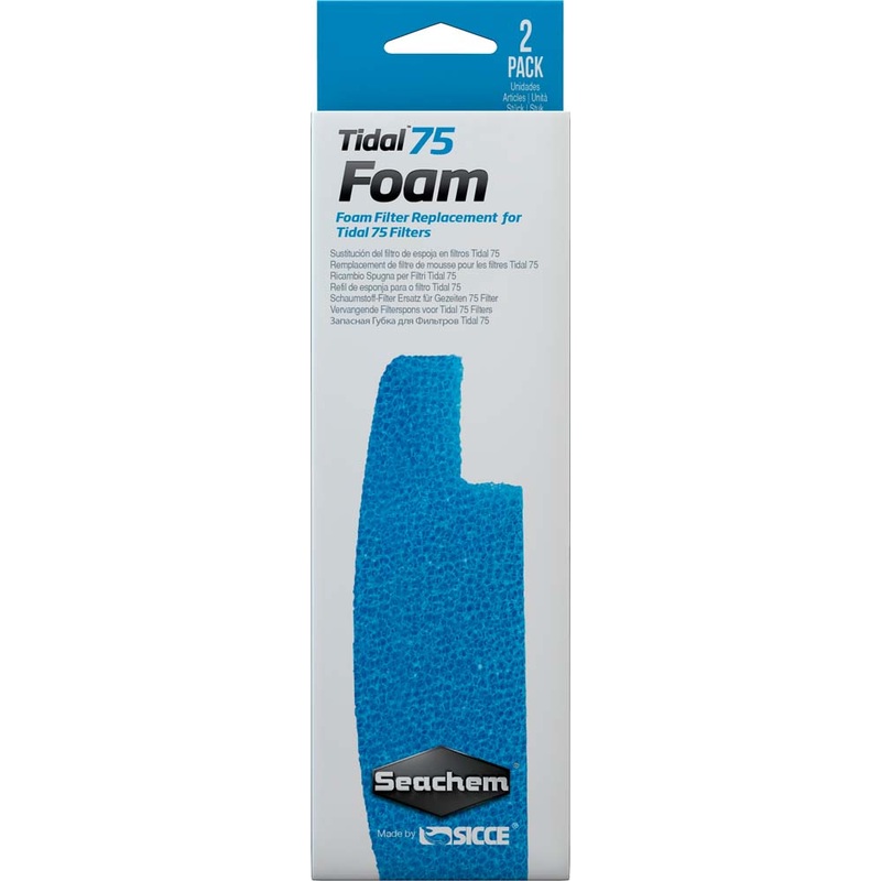 Seachem Tidal 75 Foam - 2 pack