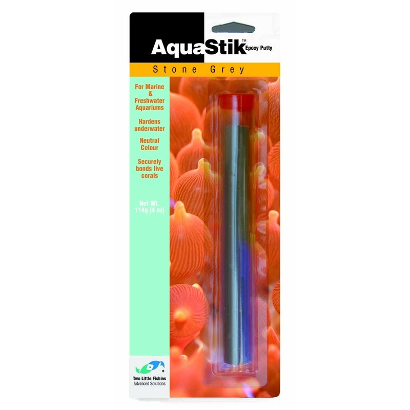 Two Little Fishies AquaStik Stone Grey Epoxy Putty 4oz