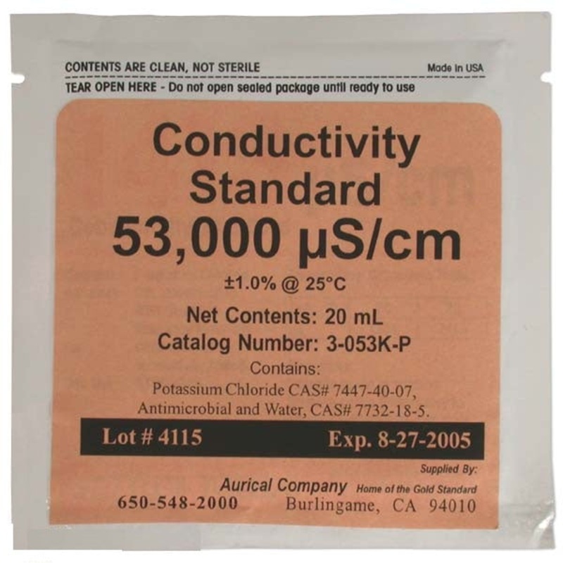 Neptune Systems Conductivity Calibration Solution - 53.0 mS