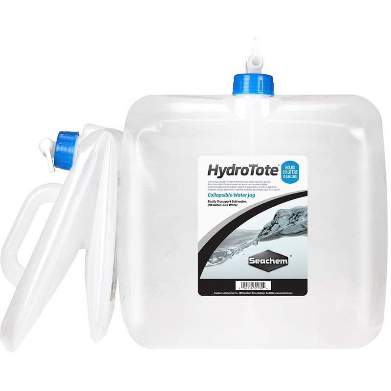 Seachem HydroTote Collapsible 5.3 Gallon-20 Liter Water Jug