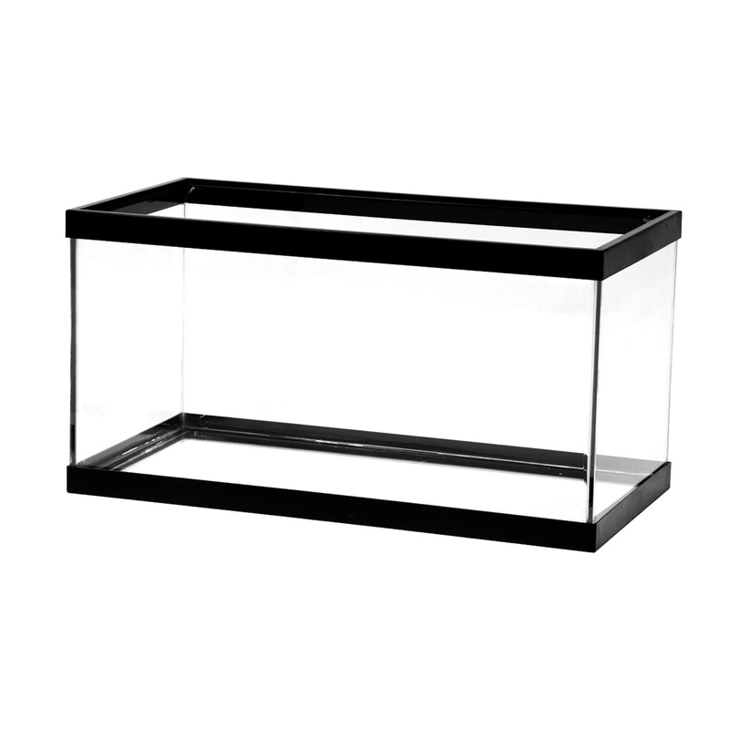 Aqueon Standard Rectangular Aquarium Black Trim 15 Gal