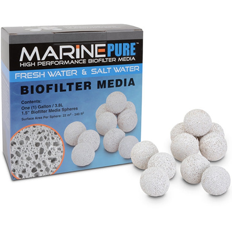 CerMedia MarinePure Biofilter Media 1.5" Spheres - 2 Quart