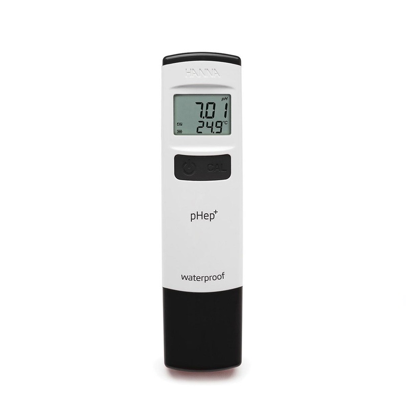 Hanna pHep+ Waterproof Pocket pH Tester with 0.01 pH Resolution HI98108