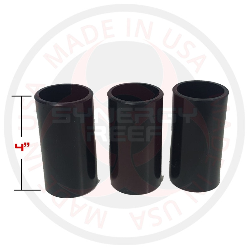 Synergy Reef Overflow External Pipe Kit 1.5 PVC Black