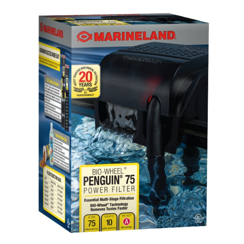 Marineland Power Filter Penguin 75 up to 10gal