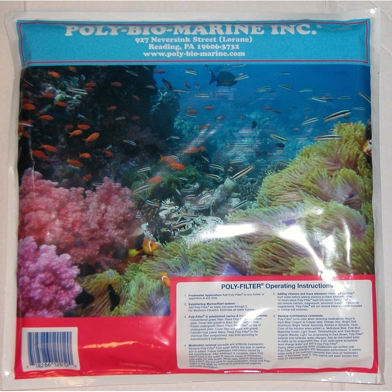 Poly-Bio-Marine Poly Filter Pad 12x12in