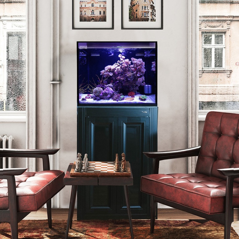 Innovative Marine Fusion Pro 2 - 40 AIO Aquarium w/ APS Stand - Black