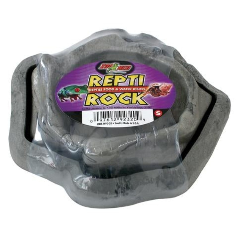 Zoo Med Combo Reptile Rock Food and Water Dish - Large