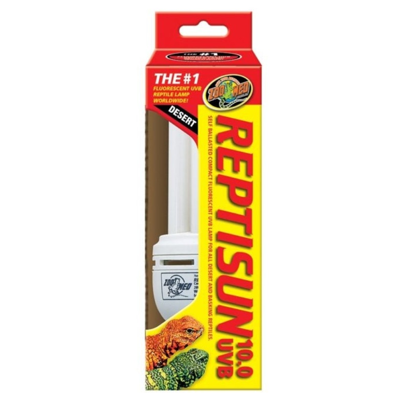 Zoo Med Desert ReptiSun 10.0 UVB Compact Fluorescent Lamp  - 26 W