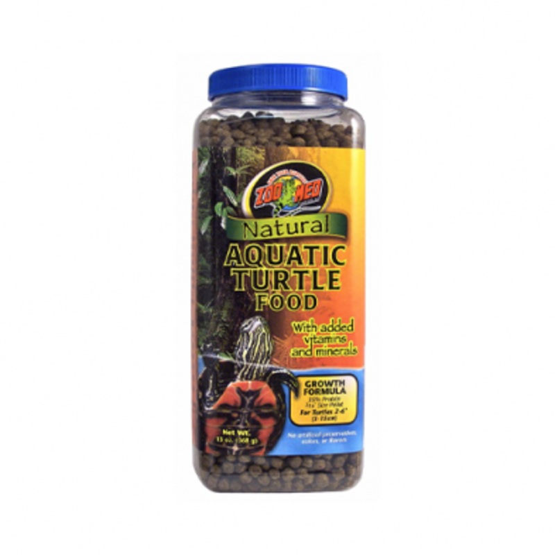 Zoo Med Natural Aquatic Turtle Food Growth Formula - 13oz