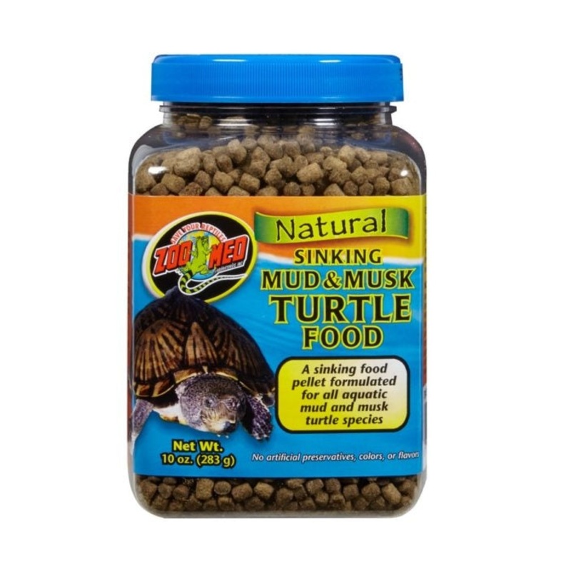 Zoo Med Natural Sinking Mud & Musk Turtle Food - 10oz