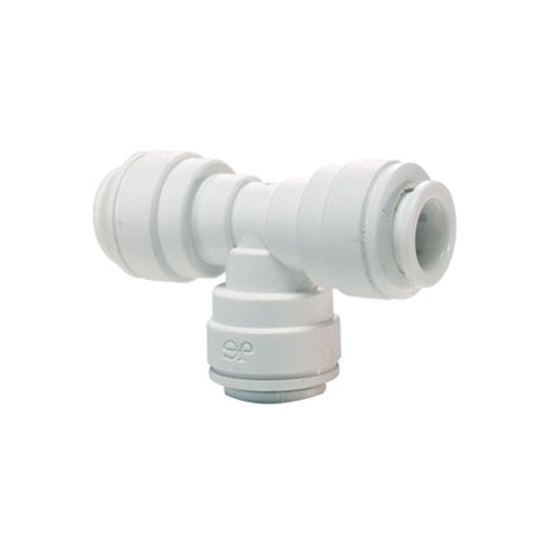 John Guest Reverse Osmosis RO Fitting - PP0208W Equal Tee 1/4 Inch