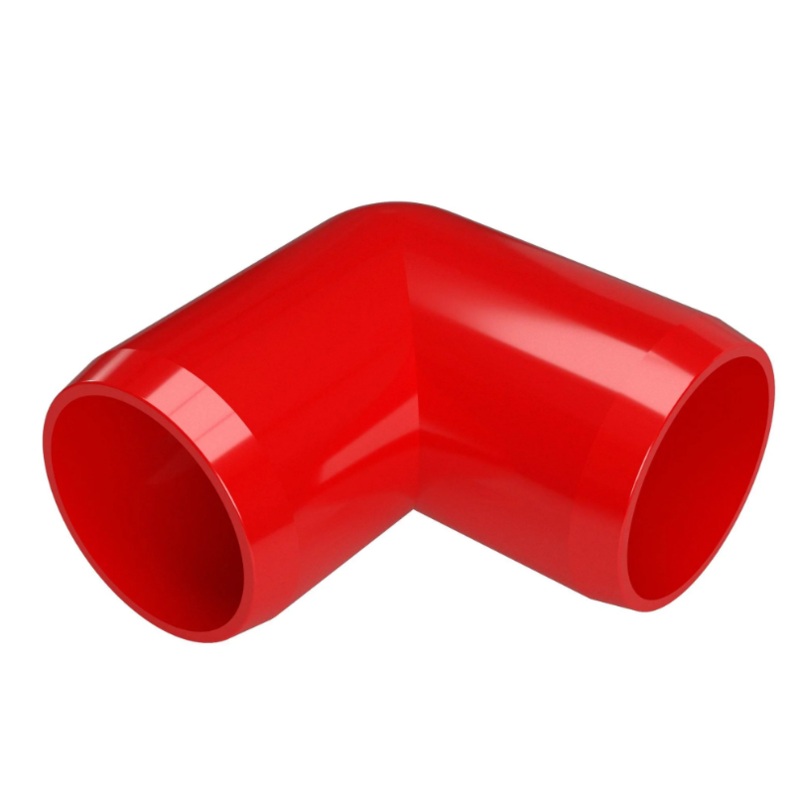 PVC 90 Degree Elbow Schedule 40 - 3/4 Inch Red