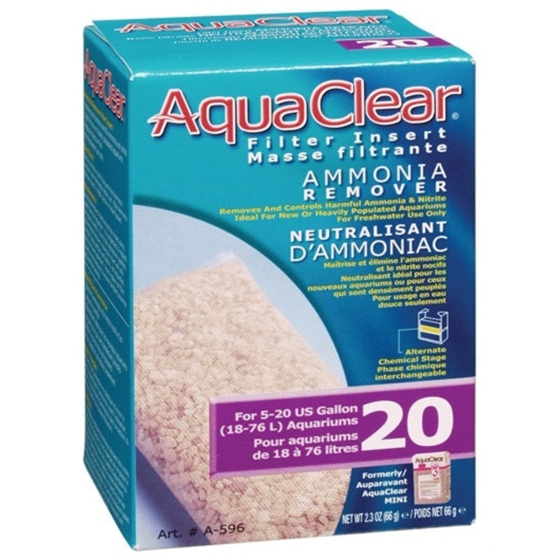 AquaClear 20 Ammonia Remover Filter Insert - 1 pack