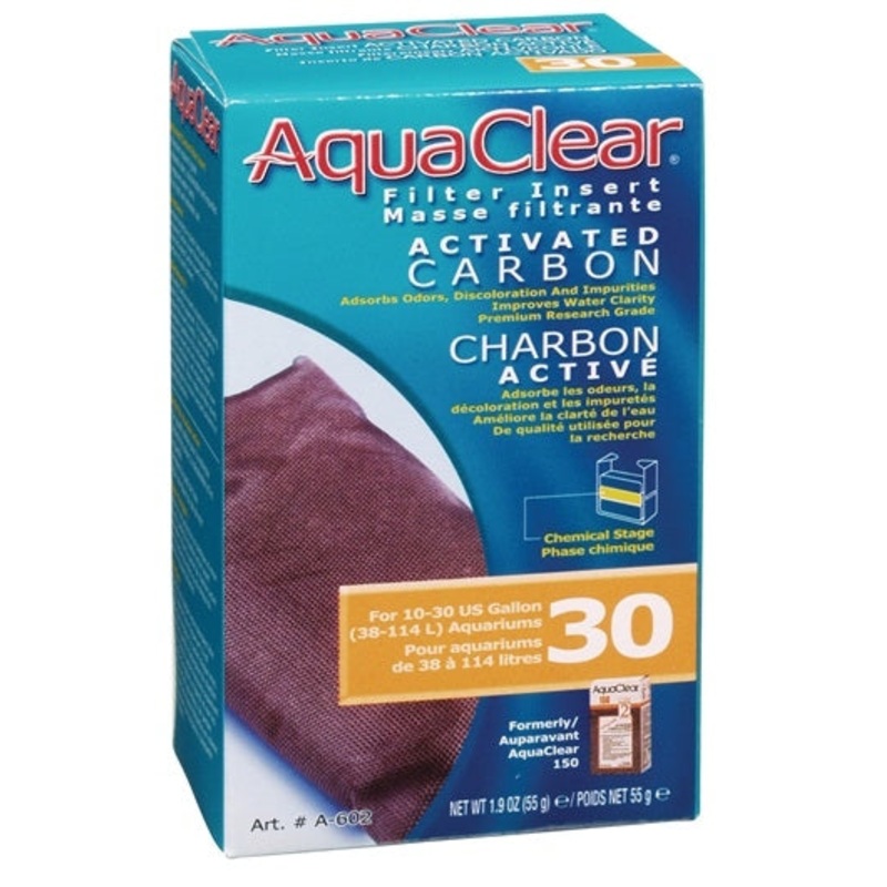 AquaClear 30 Activated Carbon Filter Insert - 1 pack