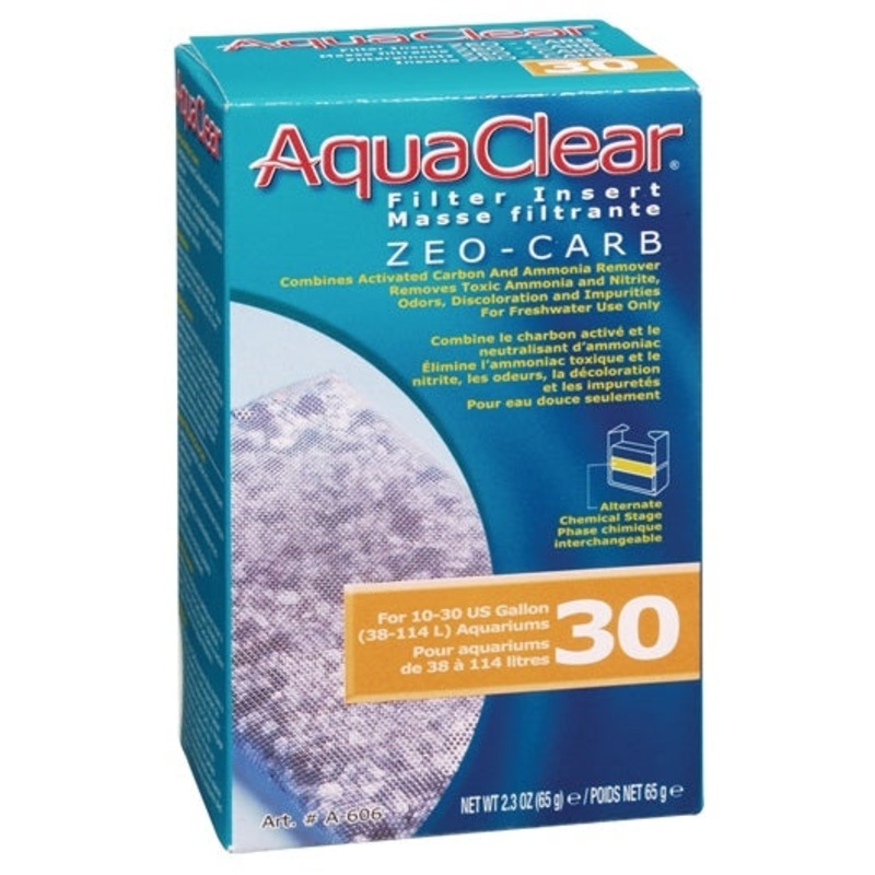 AquaClear 30 Zeo-Carb Filter Insert - 1 pack