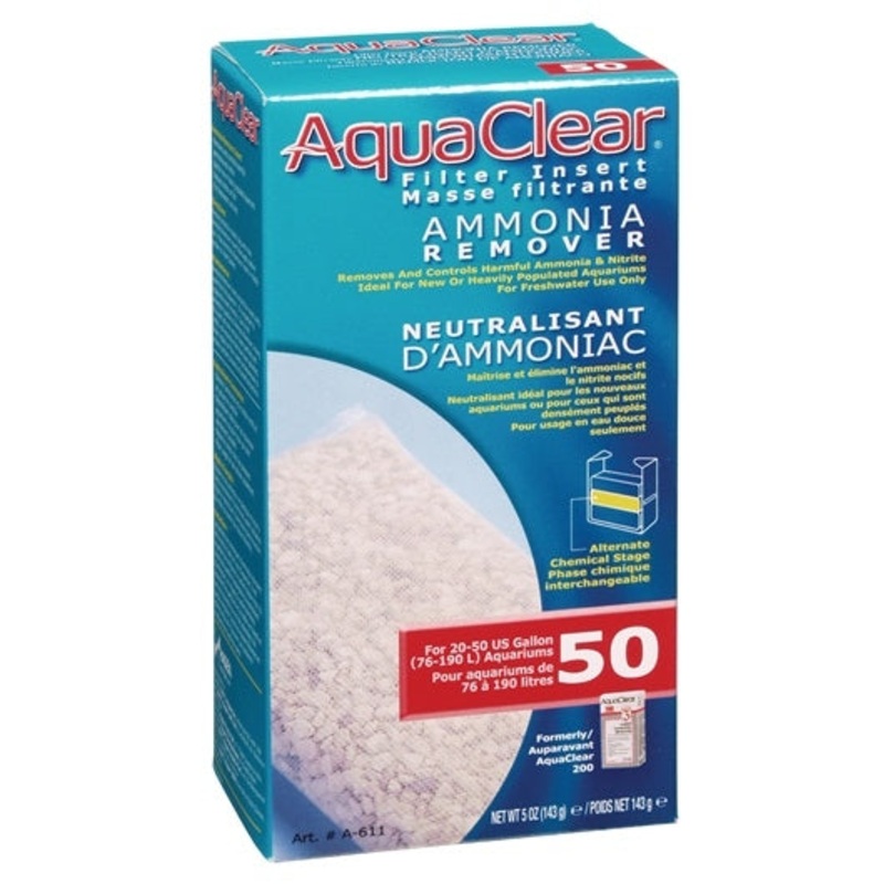 AquaClear 50 Ammonia Remover Filter Insert - 1 pack