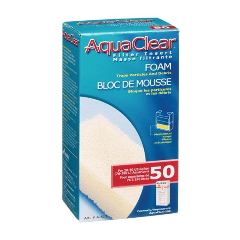 AquaClear 50 Foam Filter Insert - 1 pack
