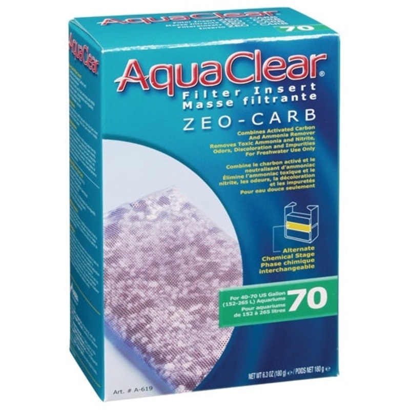 AquaClear 70 Zeo-Carb Filter Insert - 1 pack