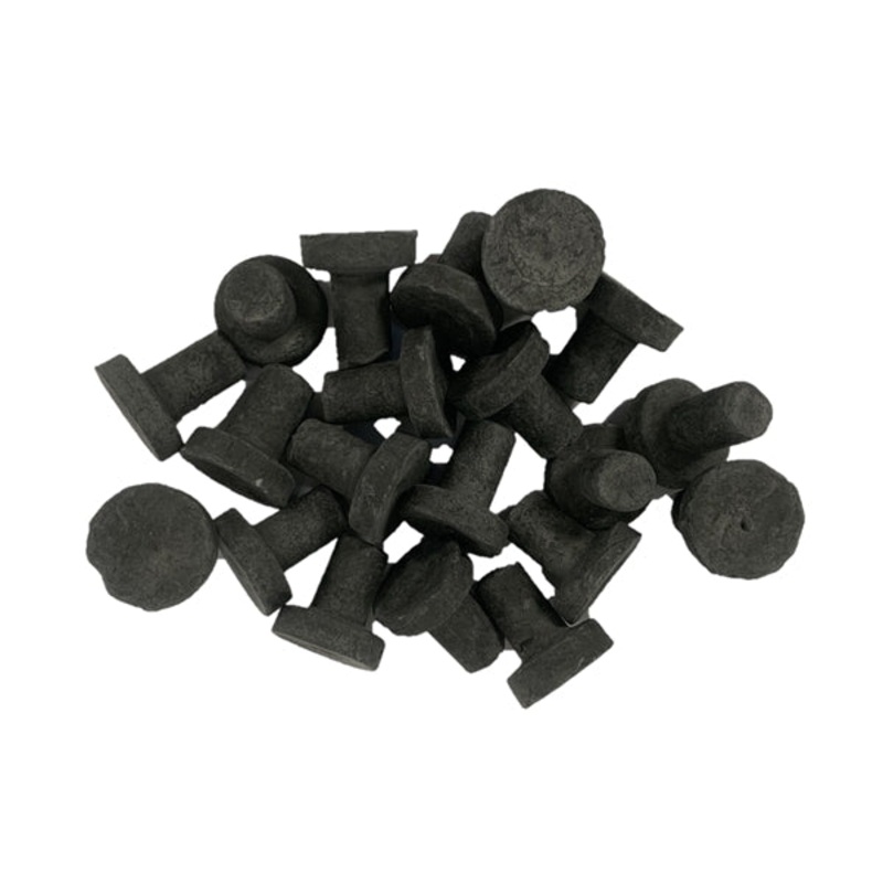Boston Aqua Farms Black Ceramic Reef Plugs - 20 Pieces
