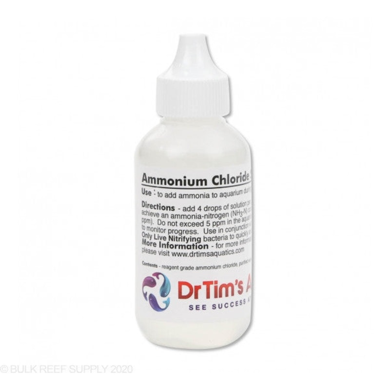 DrTim's Ammonium Chloride Solution for Fishless Cycling - 2oz
