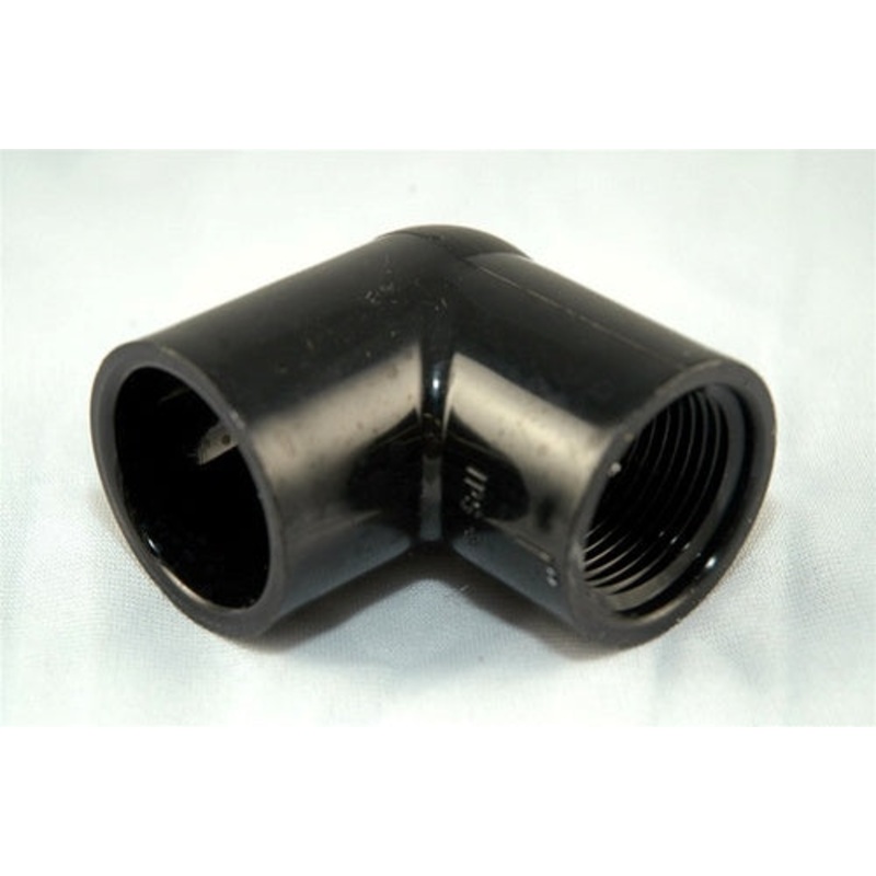 PVC Elbow SxT Black - 1 Inch