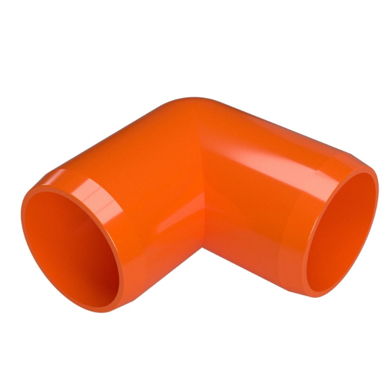 PVC 90 Degree Elbow Schedule 40 - 3/4 Inch Orange