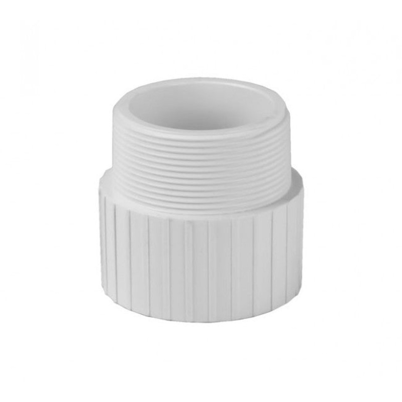 PVC Male Adapter Schedule 80 SxT - 1 1/2 Inch White