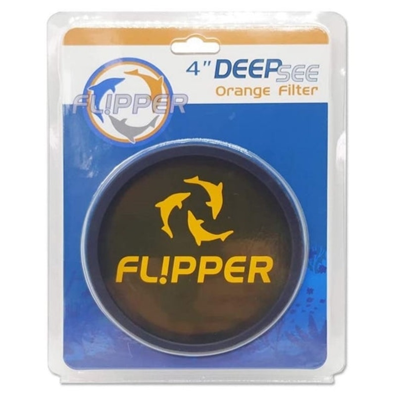 Flipper Deep See Orange Lens Filter - 4"
