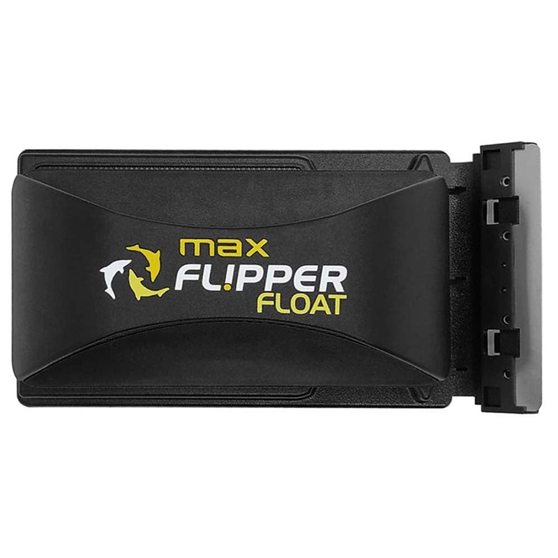 Flipper Max FLOAT 2 in 1 Magnetic Aquarium Algae Cleaner - 5-8" to 1" Glass or Acrylic Tanks