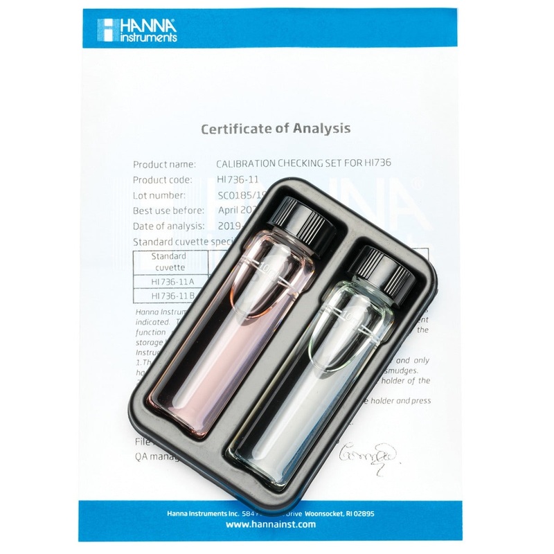 Hanna Marine Phosphorus Ultra Low Range Checker HC Calibration Check Set HI736-11