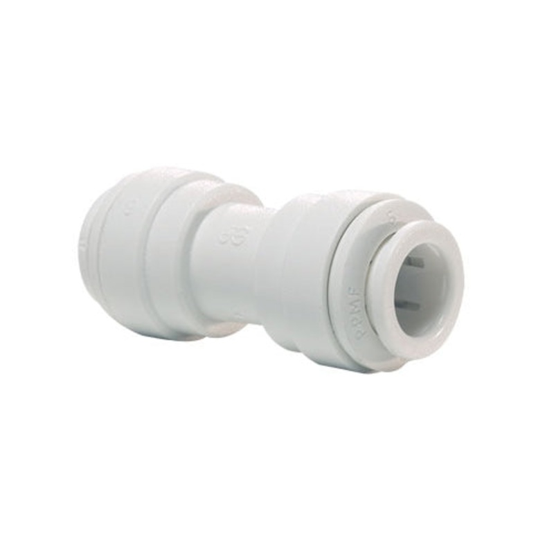 John Guest Reverse Osmosis RO Fitting - PP201208W Reducing Straight Union 3/8 Inch to 1/4 Inch