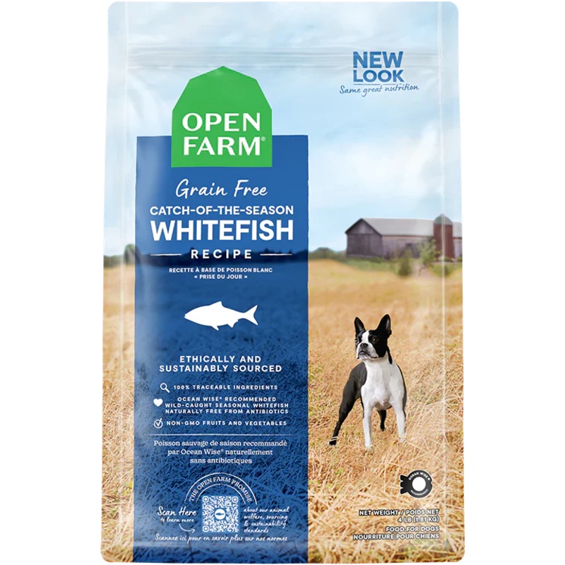 Open Farm Catch-of-the-Season Whitefish Grain Free Dry Dog Food - 4lb