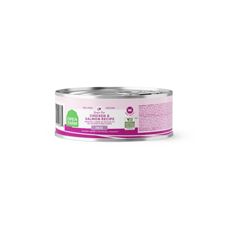 Open Farm Chicken & Salmon Adult Wet Cat Food - 5.3oz