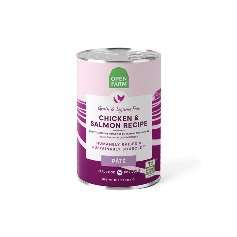 Open Farm Chicken & Salmon Pt Wet Dog Food - 12.5oz