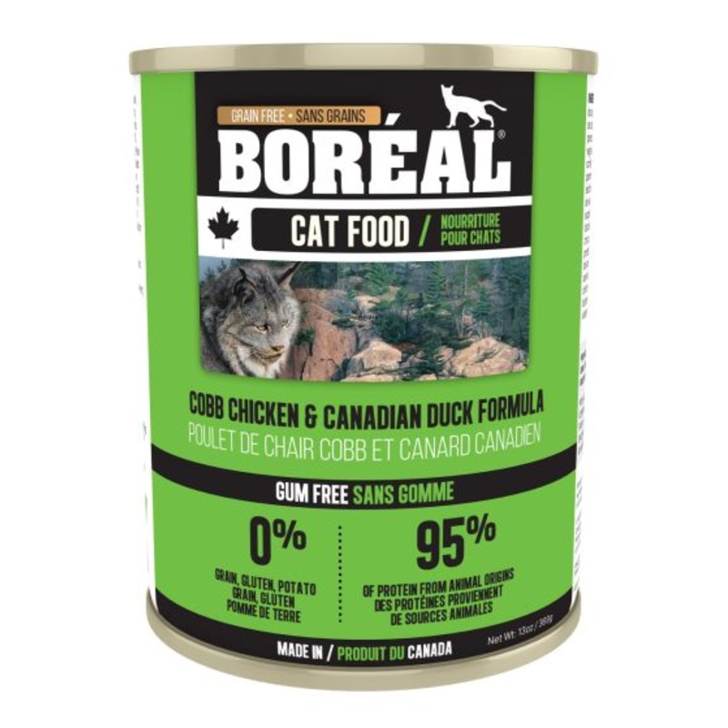 Boreal Cobb Chicken and Canadian Duck Wet Cat Food Can - 369g