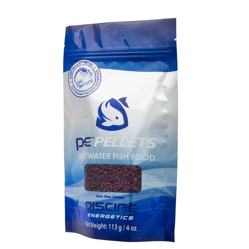 Piscine Energetics Mysis Pellets for Saltwater Fish 2mm - 2oz