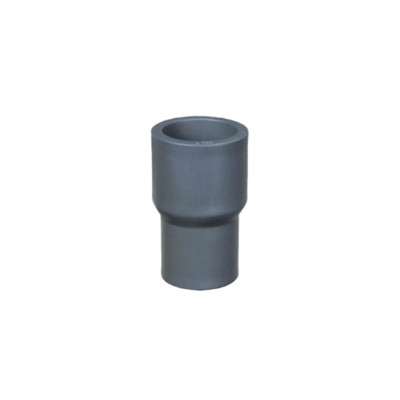 PVC Reducer Coupling - Schedule 80 - Grey - Socket x Socket - 3/4 Inch x 1/2 Inch