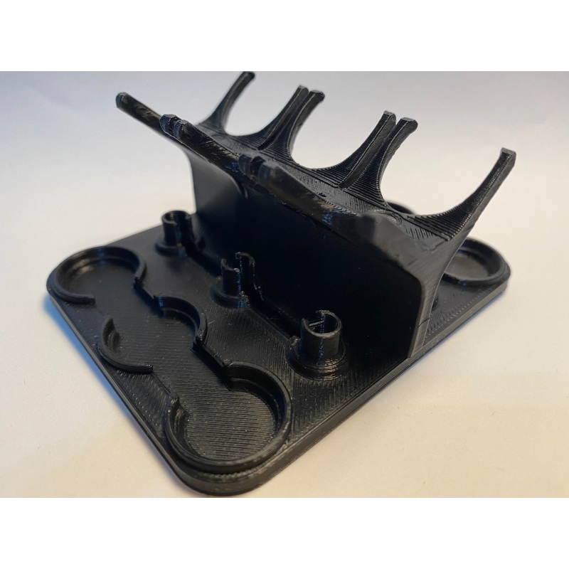 3D Printed Drying Rack for Hanna Checkers - Holds 6 Cuvettes and caps