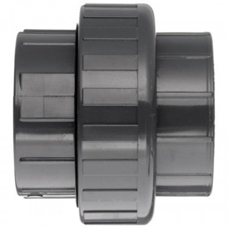 PVC Union Fitting Slip to Thread Grey - 1 1/4 Inch