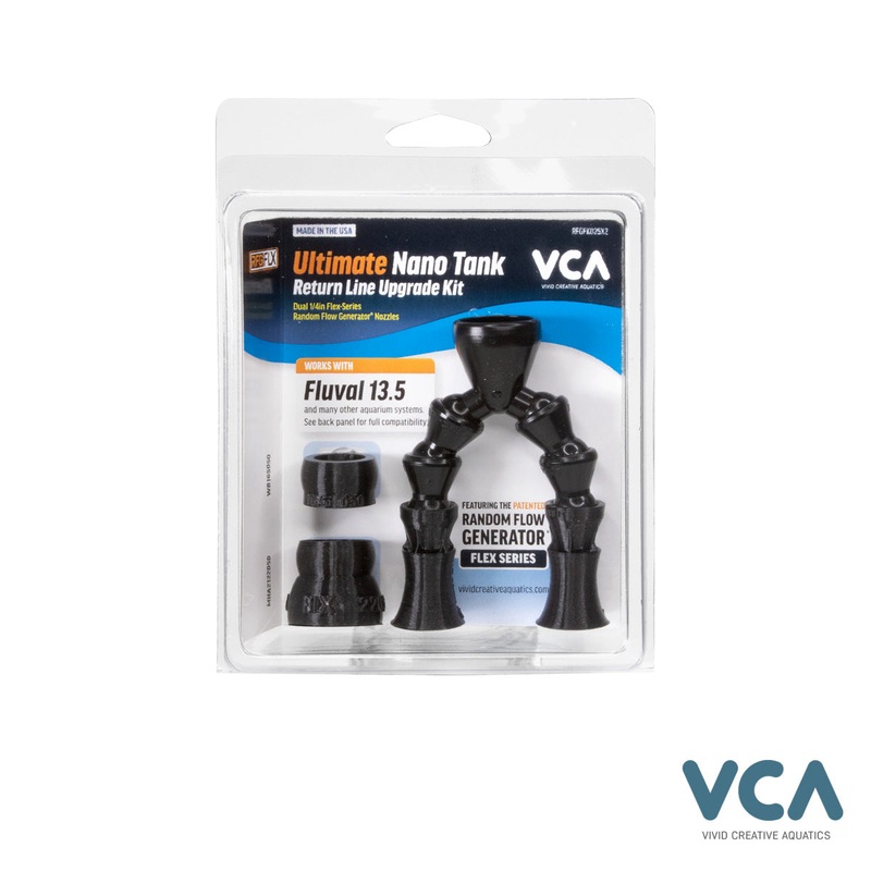 Ultimate Nano Tank Return Line Upgrade Kit  Dual 1/4in Flex-Series RFG