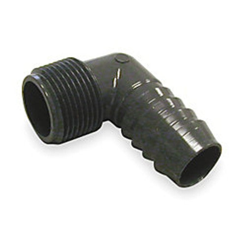 Lifegard Aquatics 1/2" 90 Elbow MPT x Insert R175103
