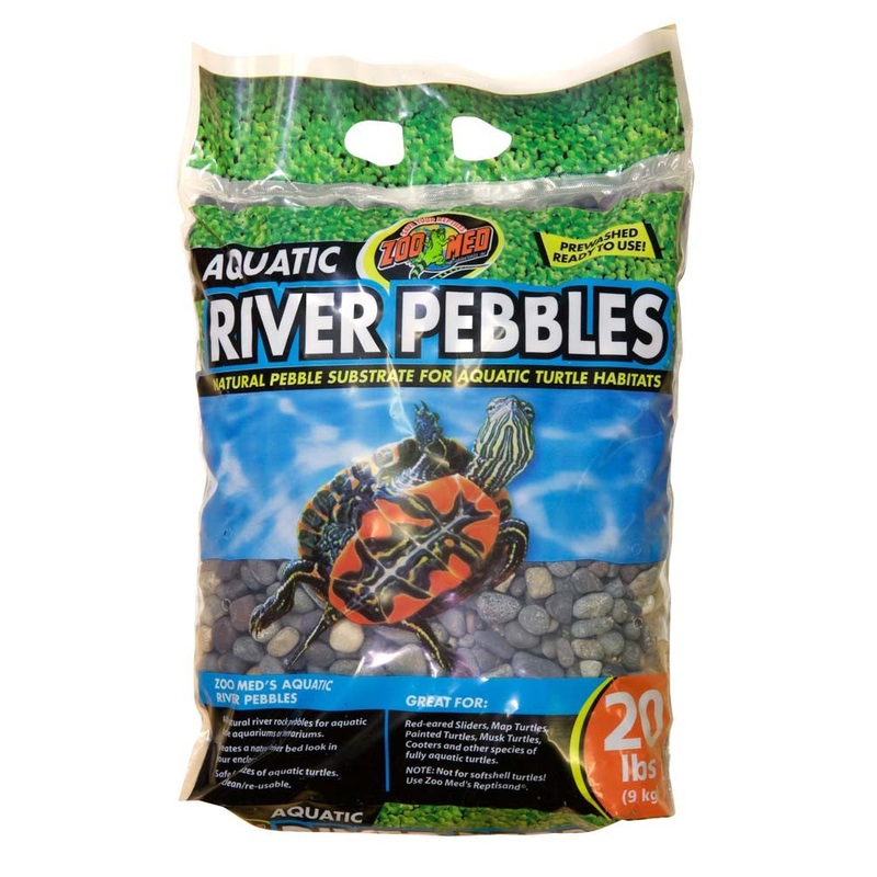 Zoo Med Aquatic River Pebbles - 10 lb