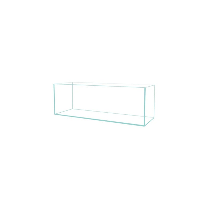 6 Gallon Long 45 Degree Low Iron Ultra Clear Bookshelf Aquarium 5mm Glass